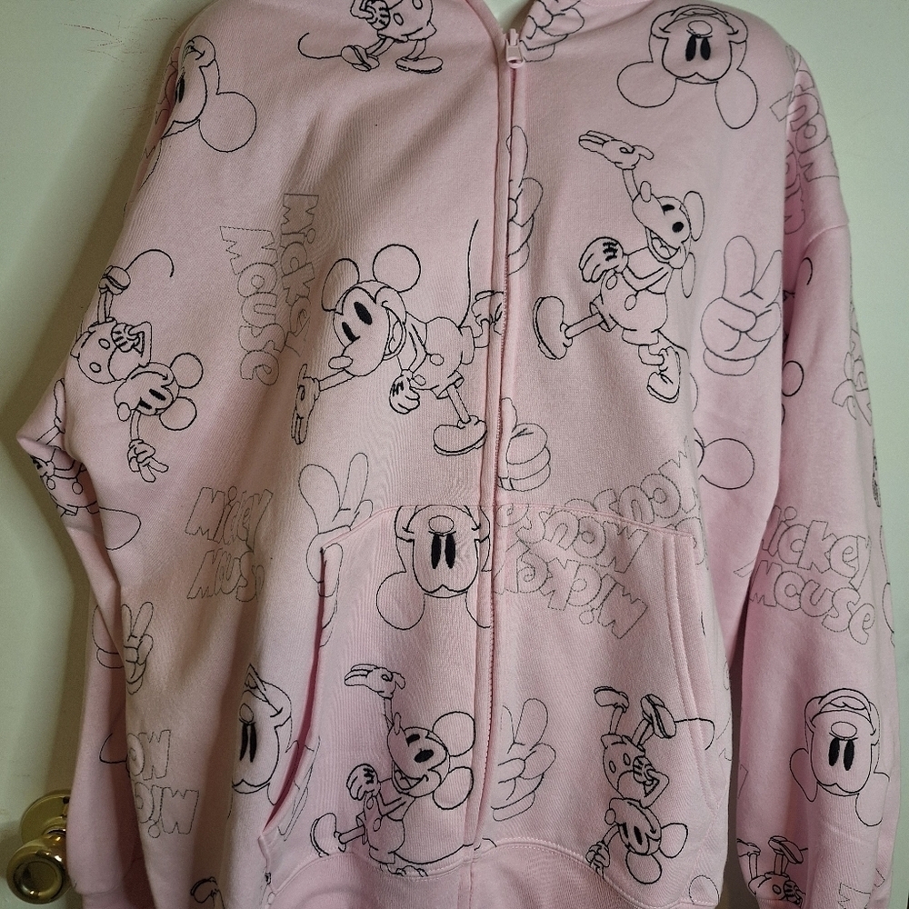 Pink Mickey Mouse Hoodie - Picture 2 of 5